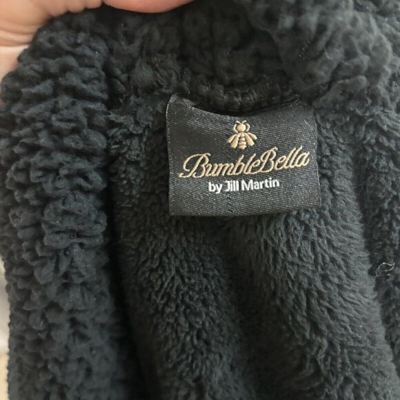 BumbleBella by Jill Martin Women's Size XXS Shawl Sherpa Cardigan Fits HUGE - Picture 10 of 10